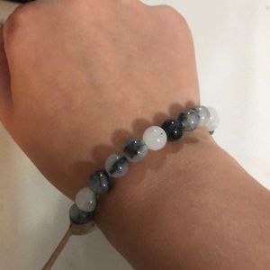 black and white marble bracelet